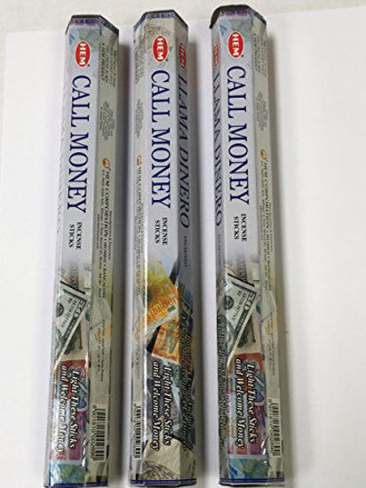 Picture of Inspire Dream Play Call Money 3 Boxes of 20 = 60 Hem Incense Sticks Bulk Fragrance ~ India