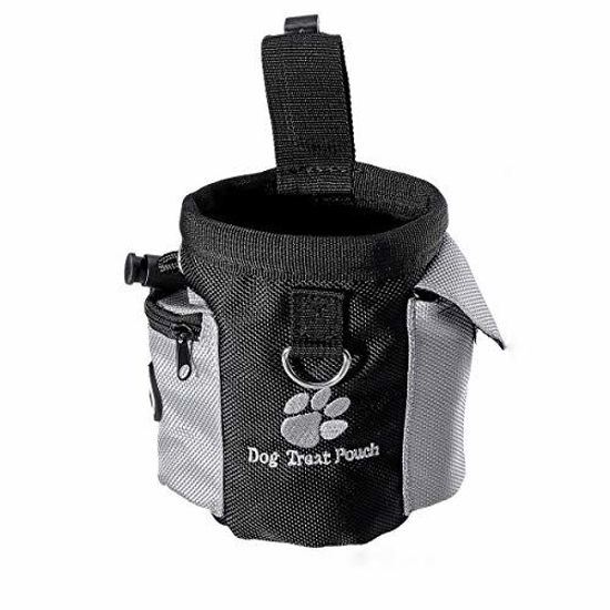 Picture of UEETEK Dog Treat Pouch Pet Hands Free Training Waist Bag Drawstring Carries Pet Toys Food Poop Bag Pouch (Size 1)