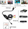 Picture of RCA to HDMI Converter, RCA to HDMI Cable, AV to HDMI Converter Cable Cord, 3RCA CVBS Composite Audio Video to 1080P HDMI Supporting PAL NTSC for PC Laptop Xbox PS3 PS4 TV STB VHS VCR Camera DVD Etc