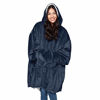 Picture of THE COMFY Original | Oversized Microfiber & Sherpa Wearable Blanket, Seen On Shark Tank, One Size Fits All Blue