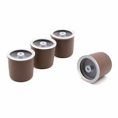 Picture of 4 Pack Refillable Capsule Cup Reusable Coffee Filter Filling For Illy Coffeemaker (4)