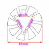 Picture of inRobert GA91S2H 85mm Video Card Fan Replacement Cooler for ZOTAC GTX 1070 Mini (Screw Hole Distance 40x40x40mm) Graphic Card