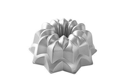 Picture of Nordic Ware Vintage Star Bundt Cake Pan, quotL x 9.67&quotW x 3.9&Quoth, Silver