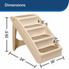 Picture of PetSafe Solvit PupSTEP Plus Pet Stairs, Foldable Steps for Dogs and Cats, Best for Small to Medium Pets