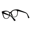 Picture of Super Oversized Clear Lens Glasses Womens Butterfly Frame Eyeglasses Black