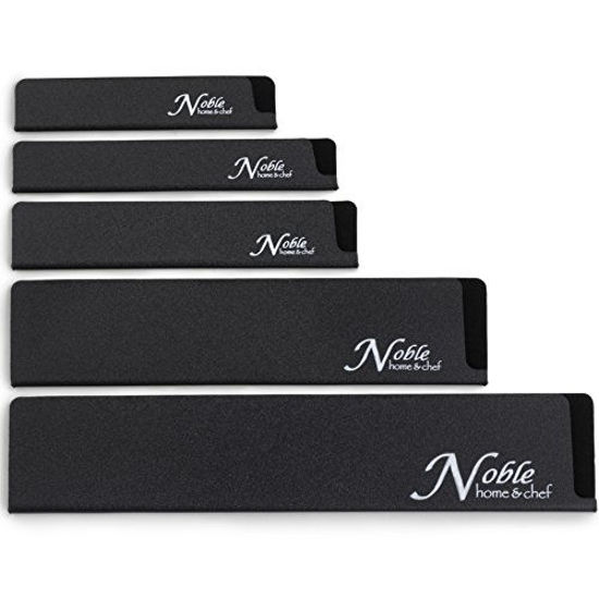 2-Piece Universal Knife Edge Guards (8.5? and 10.5) are More Durable,  Non-BPA, Gentle on Your Blades, and Long-Lasting. Noble Home & Chef Knife  Covers Are Non-Toxic and Abrasion Resistant! 