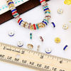 Picture of 200 Pieces Rondelle Beads Tone Crystal Spacer Beads Loose Beads for Jewelry Making (Multi-Color)