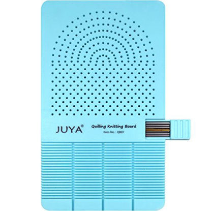 Picture of JUYA Quilling Knitting Board with 2 Functions Have Sticks Storage (Blue)