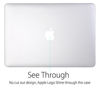 Picture of UESWILL Matte Hard Shell Case Cover Compatible with MacBook Pro (Retina, 13 inch, Early 2015/2014/2013/Late 2012), Model A1502/A1425, No CD-ROM, No USB-C, Clear