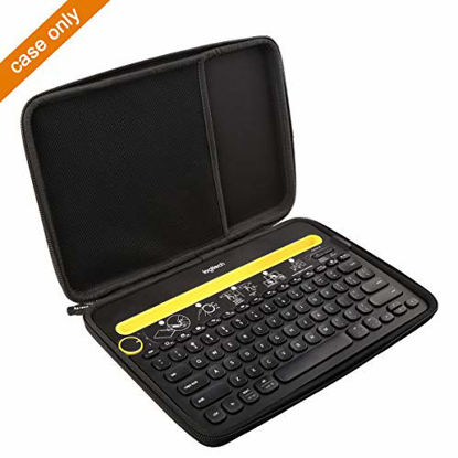 Picture of Aproca Hard Travel Storage Case for Logitech K480 Bluetooth Multi-Device Keyboard (Black)