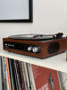 Picture of Victrola All-in-1 Bluetooth Record Player with Built in Speakers and 3-Speed Turntable Mahogany (VTA-65-MAH)