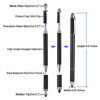 Picture of Penyeah Stylus Pen, 4 in 1 Disc Stylus Pens for Touch Screens, High Precision and Sensitivity Universal Capacitive Stylus, Stylist for Tablets,iPhone,iPad,Laptops with 4 Replacement Tips - Black