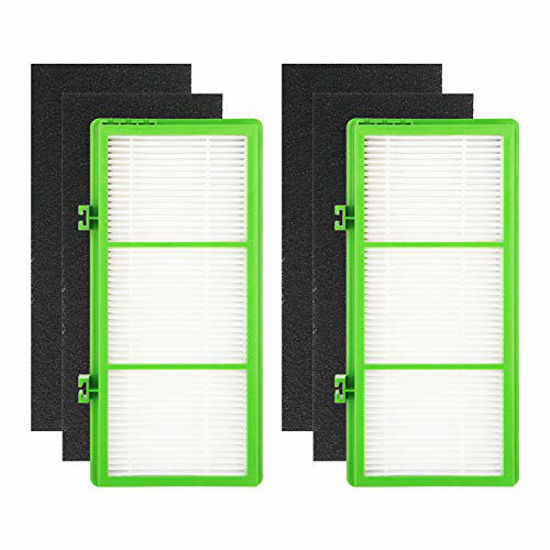Picture of Wolfish 2 + 4 Pack Allergen Remover True HEPA Filter Compatible with Holmes AER1 Allergen Remover True HEPA Filter, HAPF300AH-U4R (2 + 4 Pack)