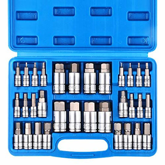 Allen hex best sale bit socket set