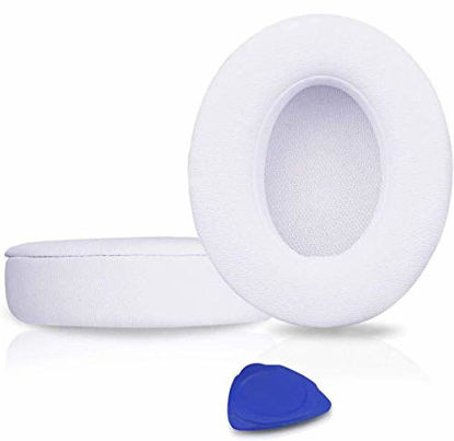 Picture of Professional Replacement Ear Pads Cushions, Earpads Compatible with Beats Studio 2.0 & 3 Wired/Wireless with Soft Protein Leather/Noise Isolation Memory Foam/Strong Adhesive Tape
