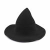 Picture of Kaariss Womens Witch Hat Knitted Wool Cap for Halloween Party Masquerade Cosplay Costume Accessory and Daily, Black