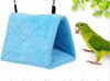 Picture of Magnoloran 2 Pack Warm Bird Nest House, Bed Hanging Hammock Toy Sleeping Bed Plush Hanging Snuggle Cave Happy Hut for Pet Parrot Parakeet Cockatiel Conure Cockatoo African Grey Macaw Eclectus