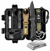 Picture of Gifts for Men Dad Him Husband, Survival Gear and Equipment, Survival Kit 11 in 1, Christmas Stocking Stuffers, Fishing Birthday Gifts for Boyfriend Teenage Boy, Cool Gadget, Official EDC Survival Kit