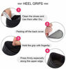 Picture of Dr. Foot Self-Adhesive Non-Skid Shoe Pads Anti Slip Shoe Grips for High Heels, Anti-Shedding Non-Slip Rubber Sole Protectors (3 Pairs)