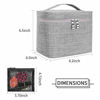 Picture of Makeup Bag Travel Large Cosmetic Bag Case Organizer Pouch with Mesh Bag Brush Holder Make Up Toiletry Bags for Women