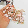 Picture of 30pcs Mixed Enamel Pink Theme Charms Pendants for Jewelry Making Bulk lot Necklace Earrings Bracelet Craft Findings