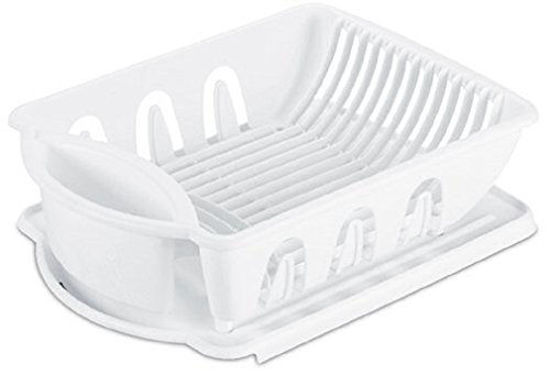 Picture of Sterilite 06218006 Sink Dish Rack Drainer, White