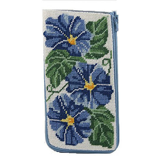 Picture of Eyeglass Case - Morning Glories - Needlepoint Kit