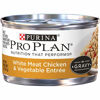 Picture of Purina Pro Plan Gravy Wet Cat Food, White Meat Chicken & Vegetable Entree - (24) 3 oz. Pull-Top Cans