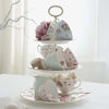 Picture of Royal Albert New Country Roses 3-Tier Cake Stand, Mostly White with Multicolored Floral Print