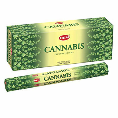 Picture of HEM Cannabis Incense Sticks - Pack of 6 - 120 Count - 301g