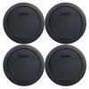 Picture of Pyrex 7201-PC 4 Cup Round Storage Cover for Glass Bowls (4, Black) (FBA_7201-PC)