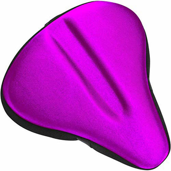 GetUSCart Bikeroo Large Bike Seat Cushion Wide Gel Soft Pad