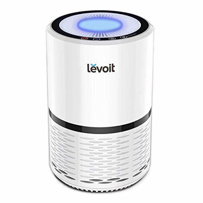 Picture of LEVOIT Air Purifier for Home, H13 True HEPA Filter for Allergies and Pets, Dust, Mold, and Pollen, Smoke and Odor Eliminator, Cleaner for Bedroom with Optional Night Light, LV-H132, White