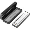 Picture of Anwenk Harmonica Key of C 10 Hole 20 Tone Diatonic Harmonica C with Case for Beginner,Students, Kids Gift