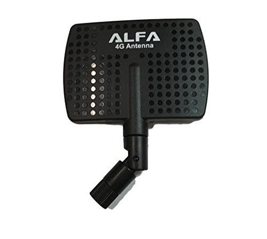 Picture of Alfa Wi-Fi 2.4GHz or 4G high gain directional panel antenna with RP-SMA Connector