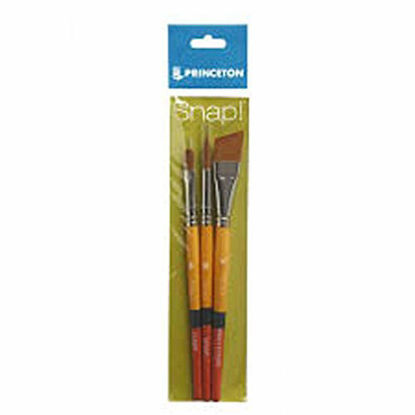 Picture of Princeton Snap! PAB96521 Snap Brush, FB 8 RND 10 ANG Shader 34", Multicolor