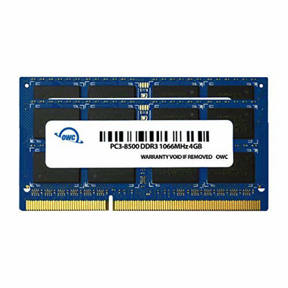 Picture of OWC 8 GB (2 X 4GB) PC8500 DDR3 1066 MHz 204-pin Memory Upgrade Kit, (OWC8566DDR3S8GP), for MacBook Pro, MacBook, Mac Mini and iMac