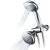 Picture of Hydroluxe 1433 Handheld Showerhead & Rain Shower Combo. High Pressure 24 Function 4" Face Dual 2 in 1 Shower Head System with Stainless Steel Hose, Patented 3-way Water Diverter in All-Chrome Finish