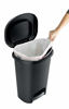 Picture of Rubbermaid Step-On Lid Trash Can for Home, Kitchen, and Bathroom Garbage, 13 Gallon, Black