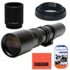 Picture of High-Power 500mm/1000mm f/8 Manual Telephoto Lens for Sony Alpha A99, A77, A65, A58, A57, A55, A37, A35, A33, A900, A700, A580, A560, A550, A390, A380, A330 and A290 Digital SLR Cameras