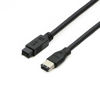 Picture of Pasow FireWire 800 to 400 9 to 6 pin Cable (9pin 6pin) 6FT, IEEE 1394 Firewire 800 9-pin/6-pin Cable 6 Feet(9 pin to 6 pin)