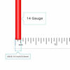 Picture of BNTECHGO 14 Gauge Silicone Wire 3 ft red and 3 ft Black Flexible 14 AWG Stranded Copper Wire