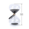 Picture of SWISSELITE Biloba 6 Inch Puff Sand Timer/Hourglass 60 Minutes - Cocoa Color Sand - Inspired Glass/Home, Desk, Office Decor