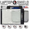 Picture of Mission Darkness Window Faraday Bag for Laptops // Device Shielding for Law Enforcement, Military, Executive Privacy, EMP Protection, Travel & Data Security, Anti-hacking & Anti-tracking Assurance