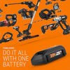 Picture of WORX WA3578 20V 4.0 Ah, Orange and Black