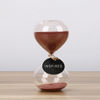 Picture of SWISSELITE BILOBA Puff Sand Timer/Hourglass (6 Inch,30 Minutes(+/- 180 seconds), Cocoa)