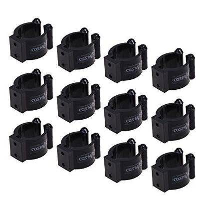 Picture of Cosmos Billiards Snooker Cue Locating Clip Holder for Pool Cue Racks, 12 Pieces