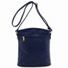 Picture of Triple Zip Pocket Large Crossbody Bag (Navy)