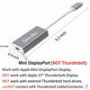 Picture of Amiroko USB-C to Mini DisplayPort Adapter, USB 3.1 Type C to Mini DP Adapter Support 4K, 1080P for MacBook Pro, MacBook 12", Alienware, to LED Cinema Display / Dell Monitor etc, Gray