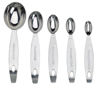 Picture of Cuisipro Stainless Steel Measuring Spoon Set Silver, Standard